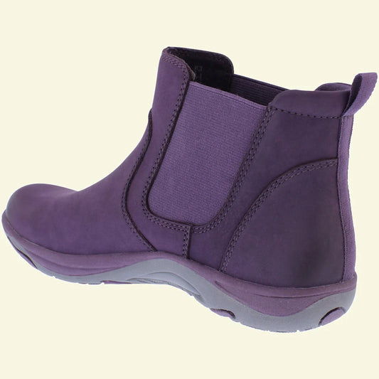 Free Spirit Women's Preta Leather Ankle Boots Plum Purple