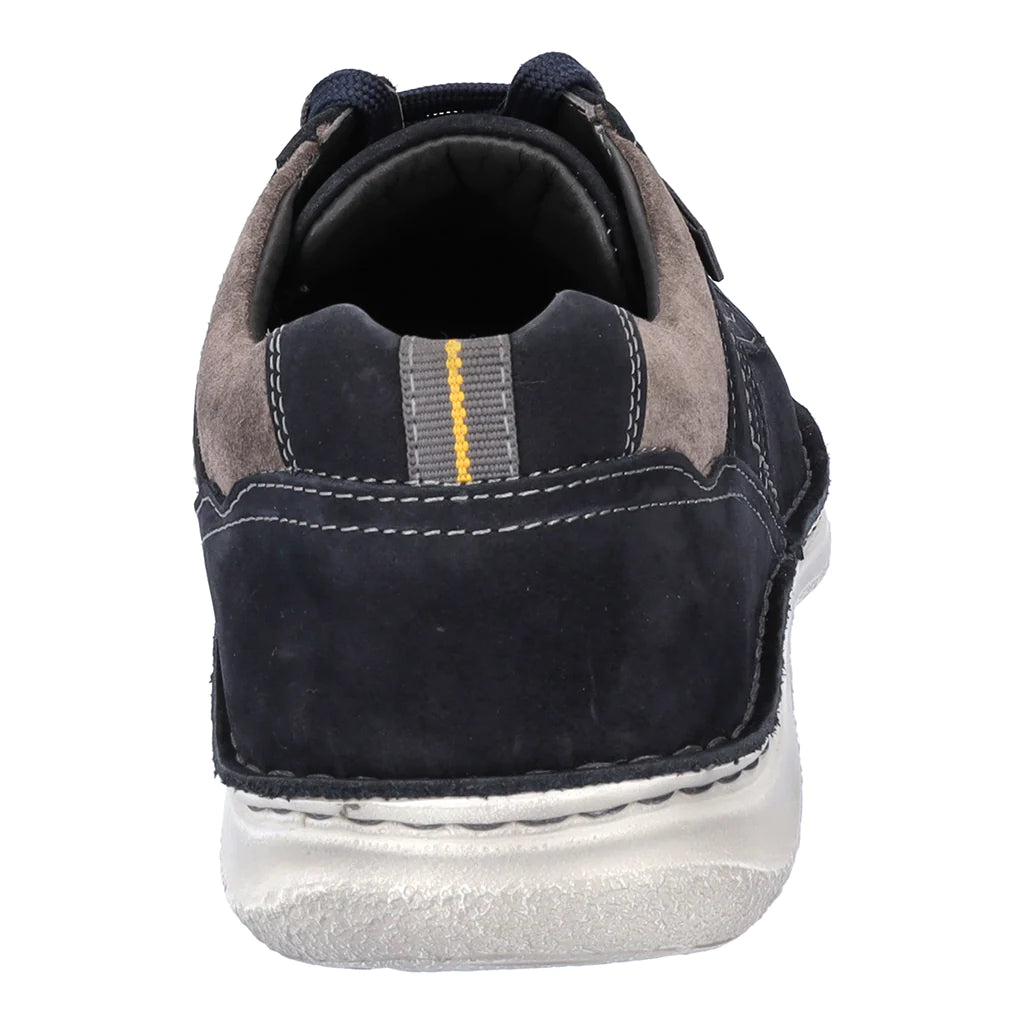 Josef Seibel Men's Anvers 91 Leather Casual Shoes Indigo Blue Kombi