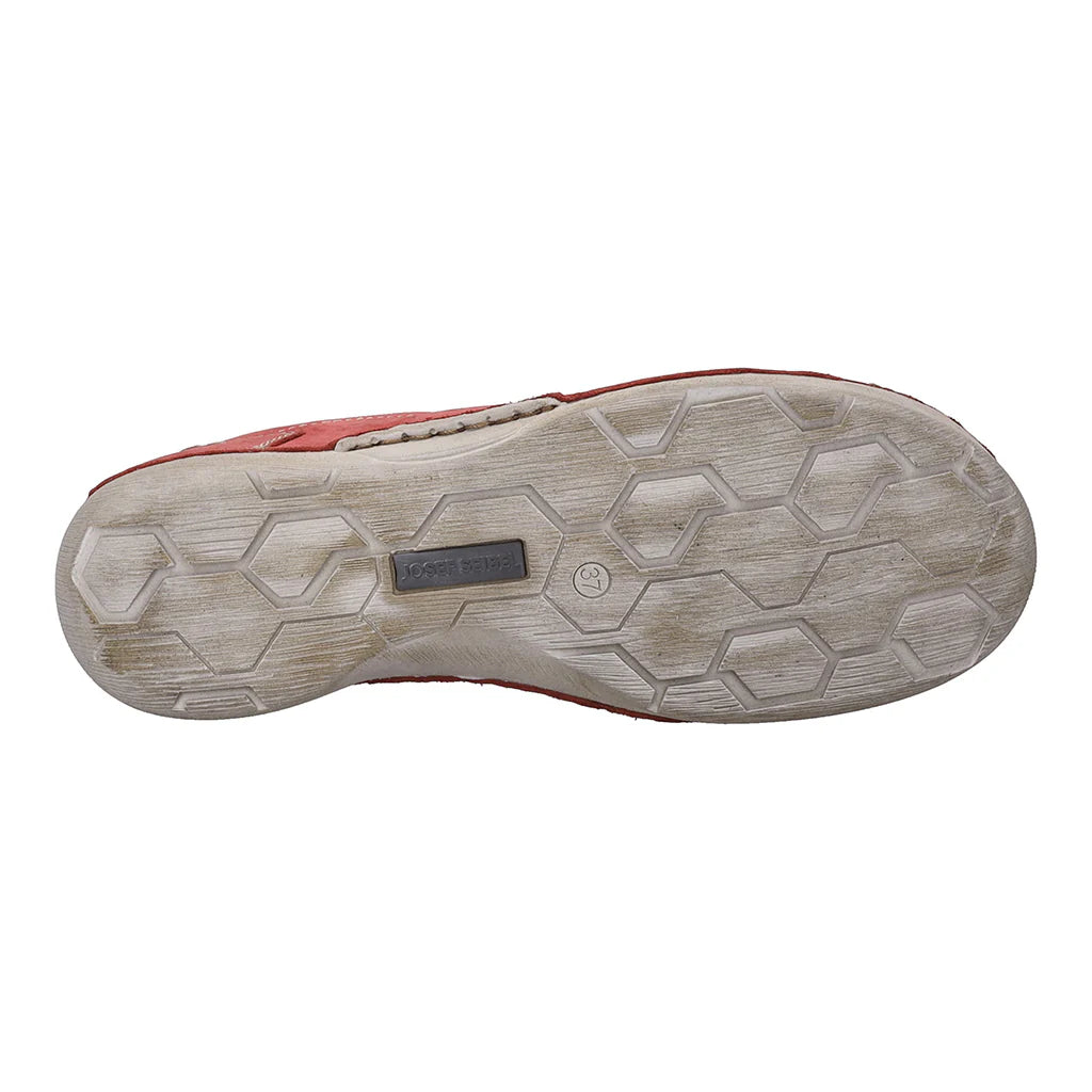 Josef Seibel Women's Fergey 56 Casual Leather Shoes Hibiscus Red