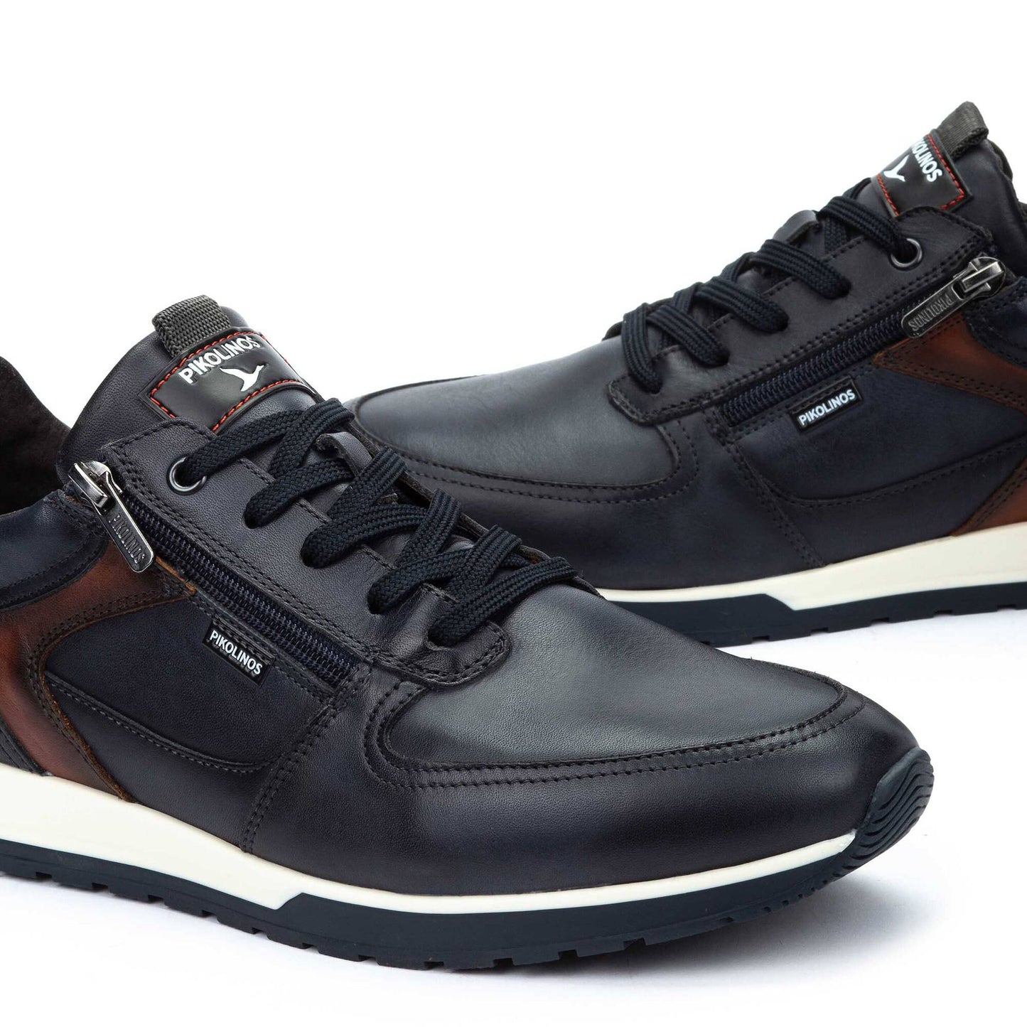Pikolinos Men's Cambil M5N-6362C1 Leather Lace-Up Sneakers Space
