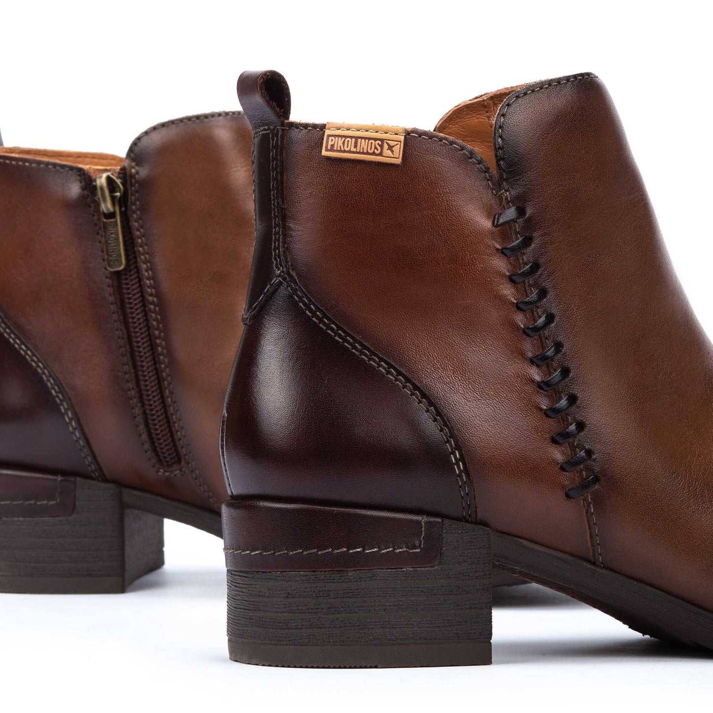Pikolinos Women's Malaga W6W-8950C1 Leather Ankle Boots Topo Brown