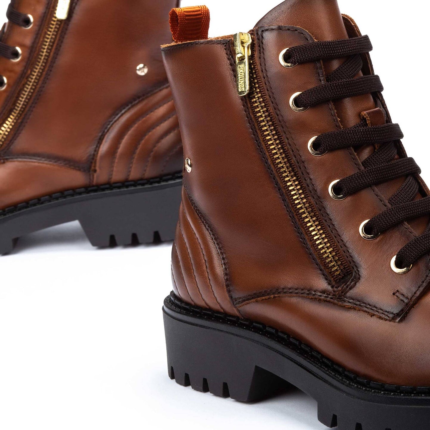 Pikolinos Women's Aviles W6P-8560 Leather Ankle Boots Cuero Brown