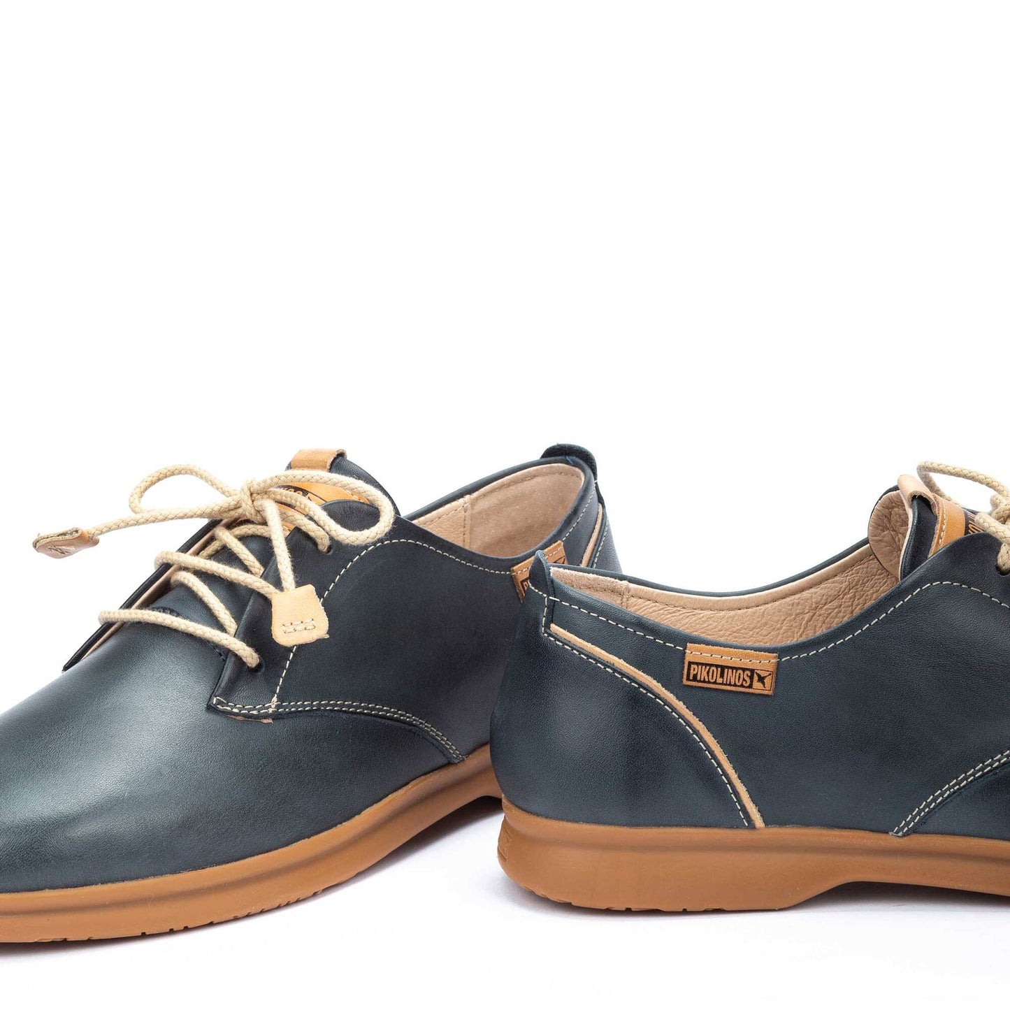 Pikolinos Women's W2Y-4787C1 Gandia Leather Shoes Ocean Blue