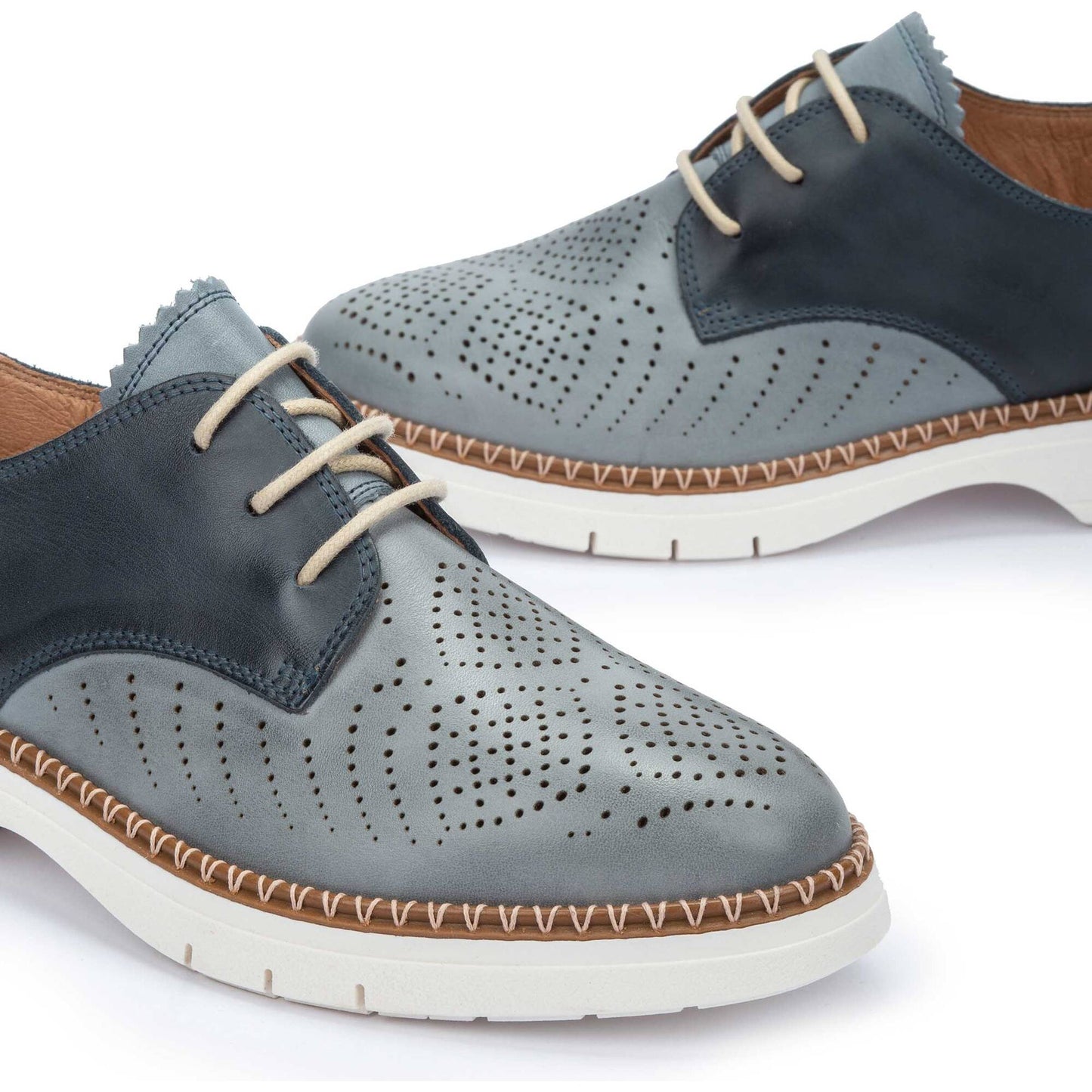 Pikolinos Women's W1A-4816C1 Henares Leather Dress Shoe Denim Blue