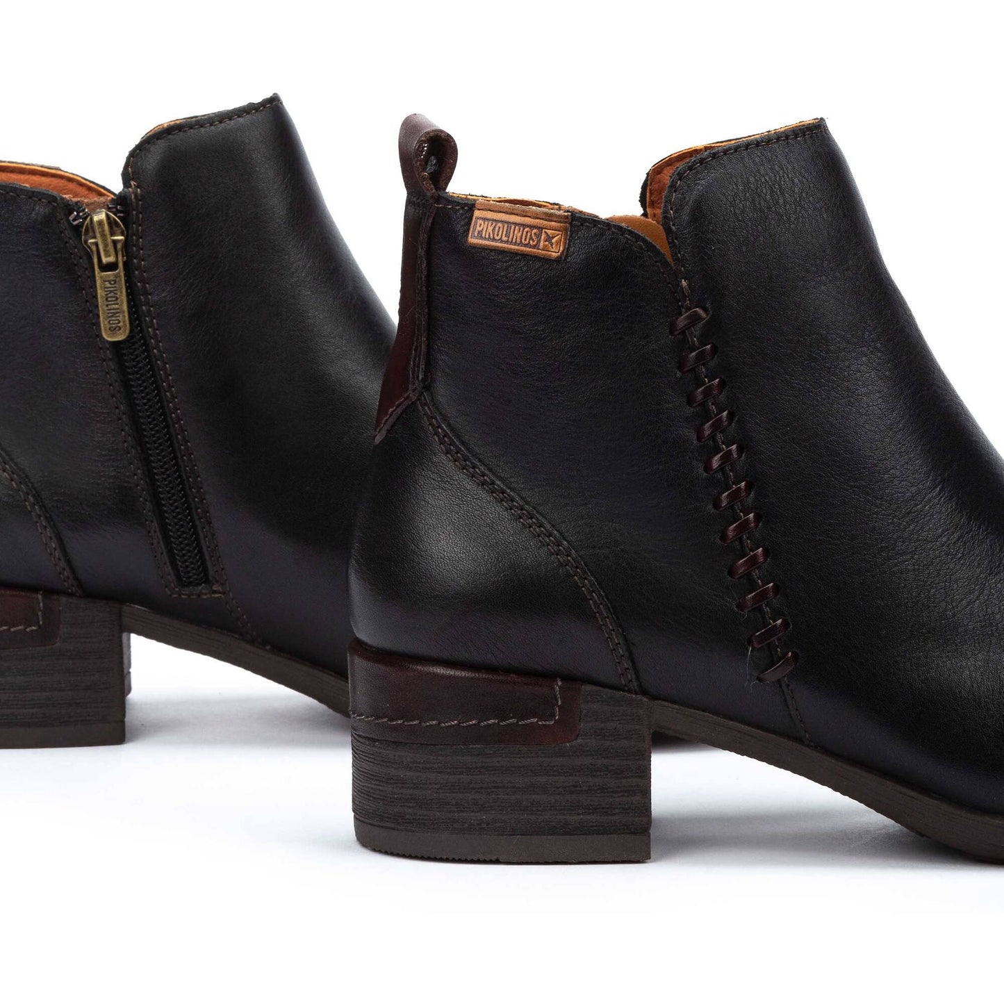 Pikolinos Women's Malaga W6W-8950 Leather Ankle Boots Black