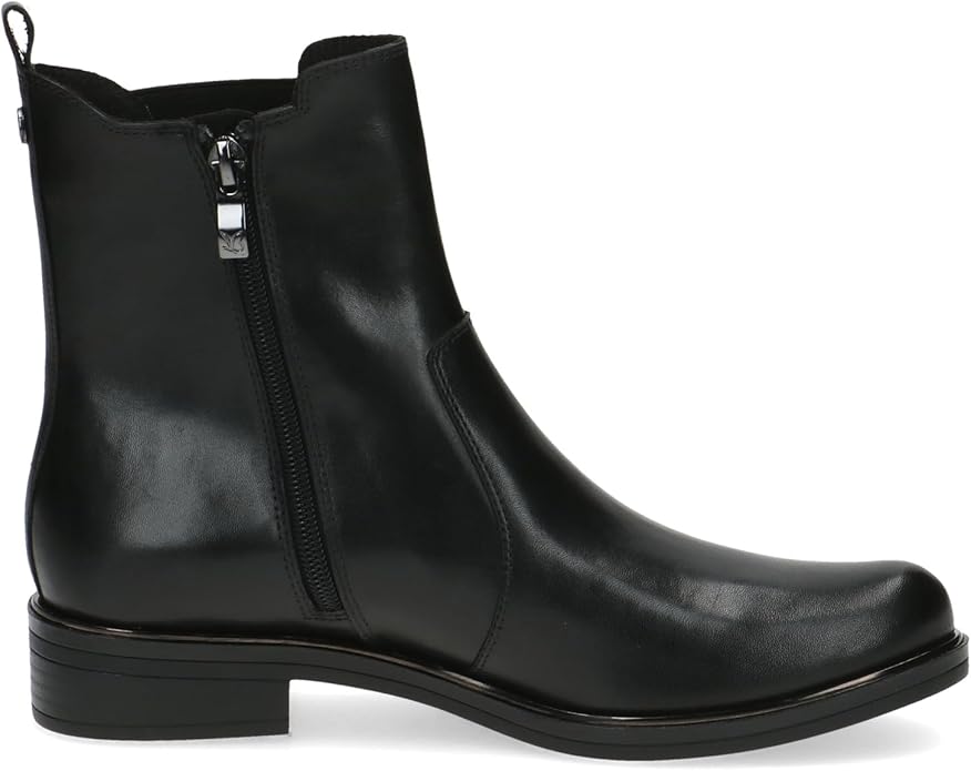 Caprice Women's 9-25304-41 Leather Ankle Boots Black