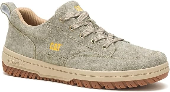 CAT Caterpillar Men s Decade P725670 Suede Shoes Vetiver Beige