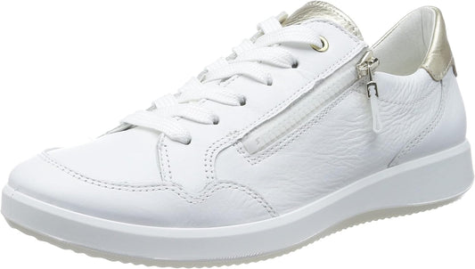 Ara Women's 1223901 Roma Leather Sneakers White Platinum