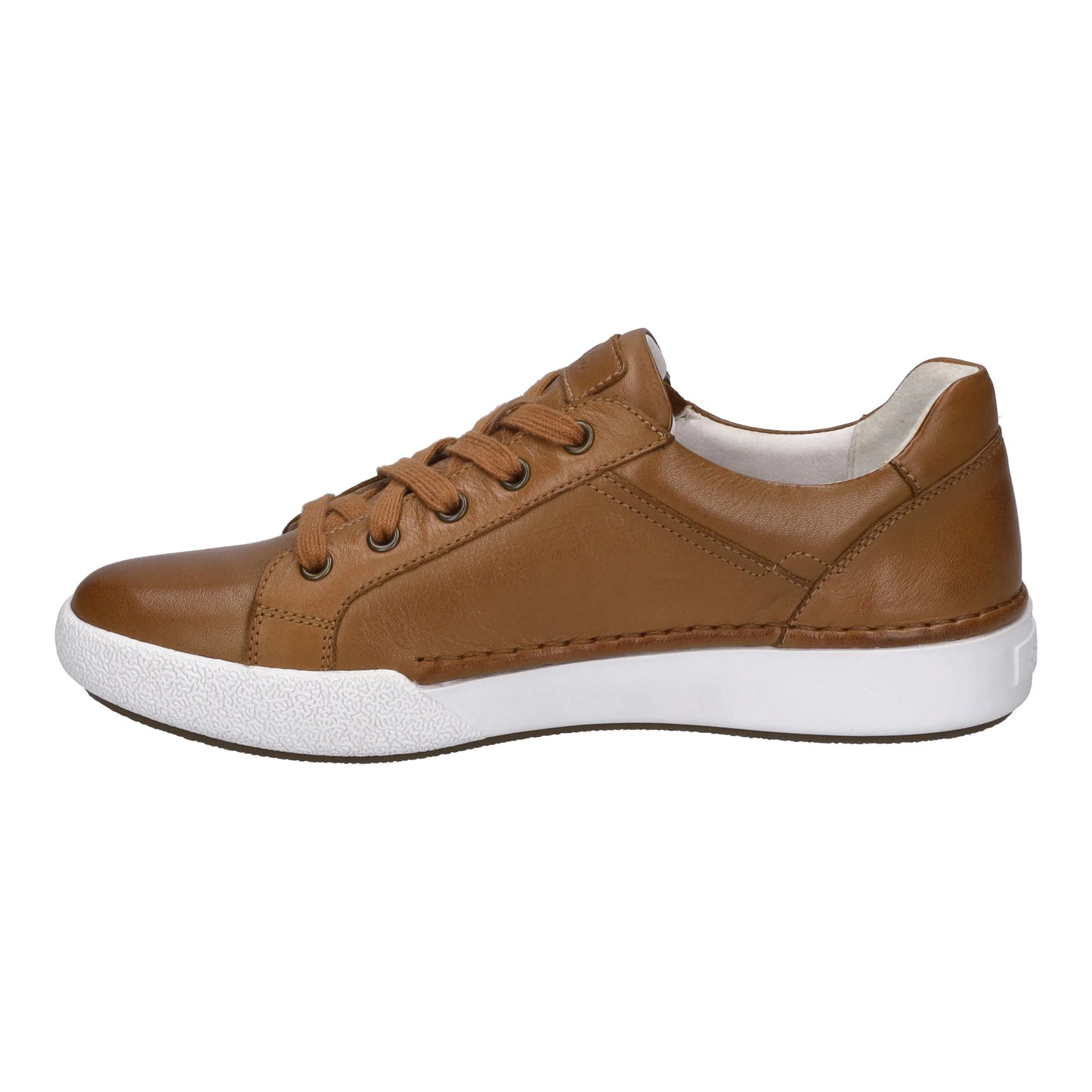 Josef Seibel Women's Claire 03 Casual Leather Trainers Camel Brown