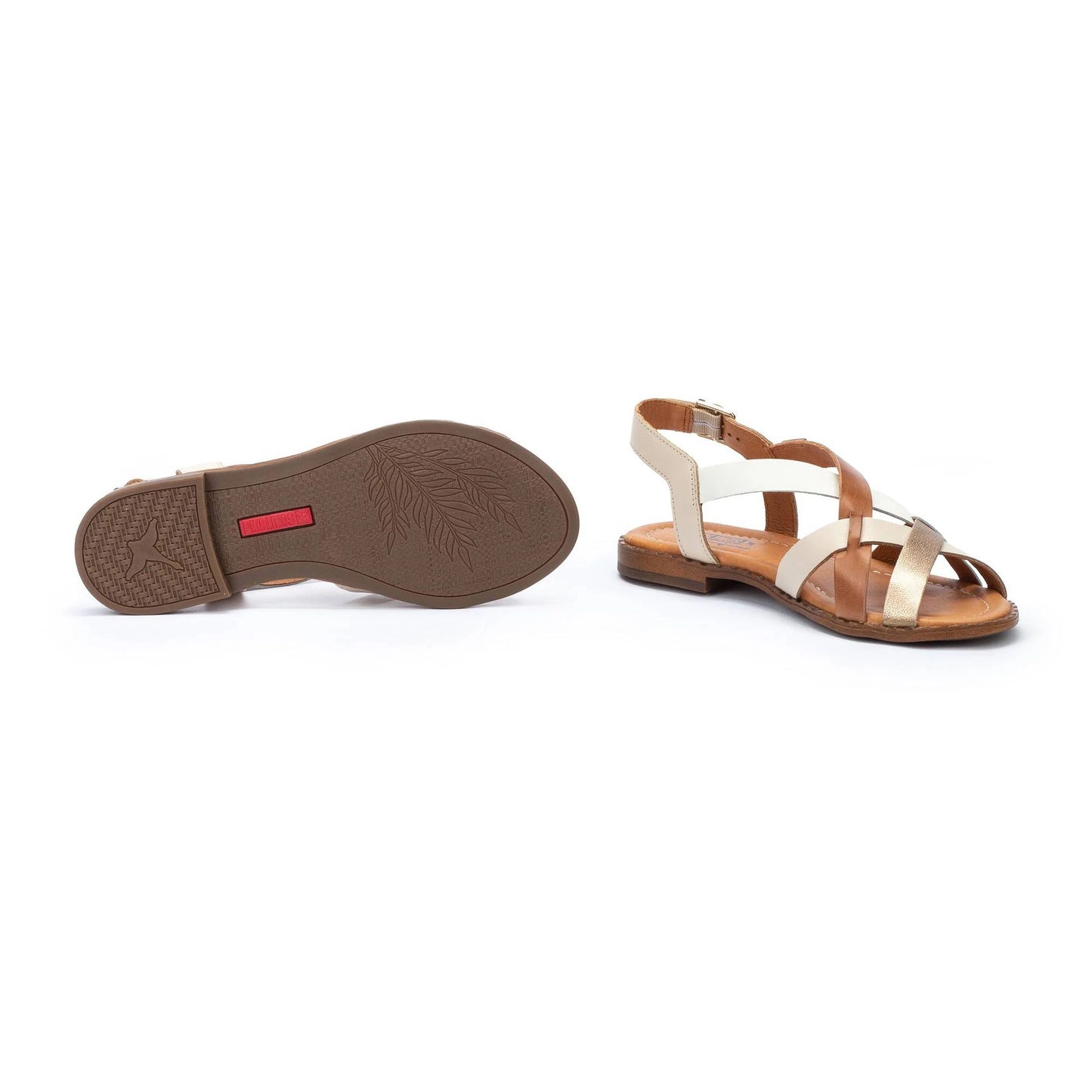 Pikolinos Women's Algar W0X-0556C3 Leather Sandals Marfil