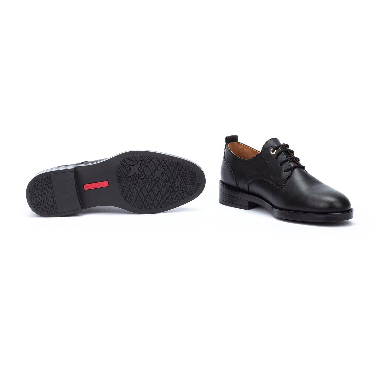 Pikolinos Women's Puertollano W3C-4867 Leather Blucher Shoes Black