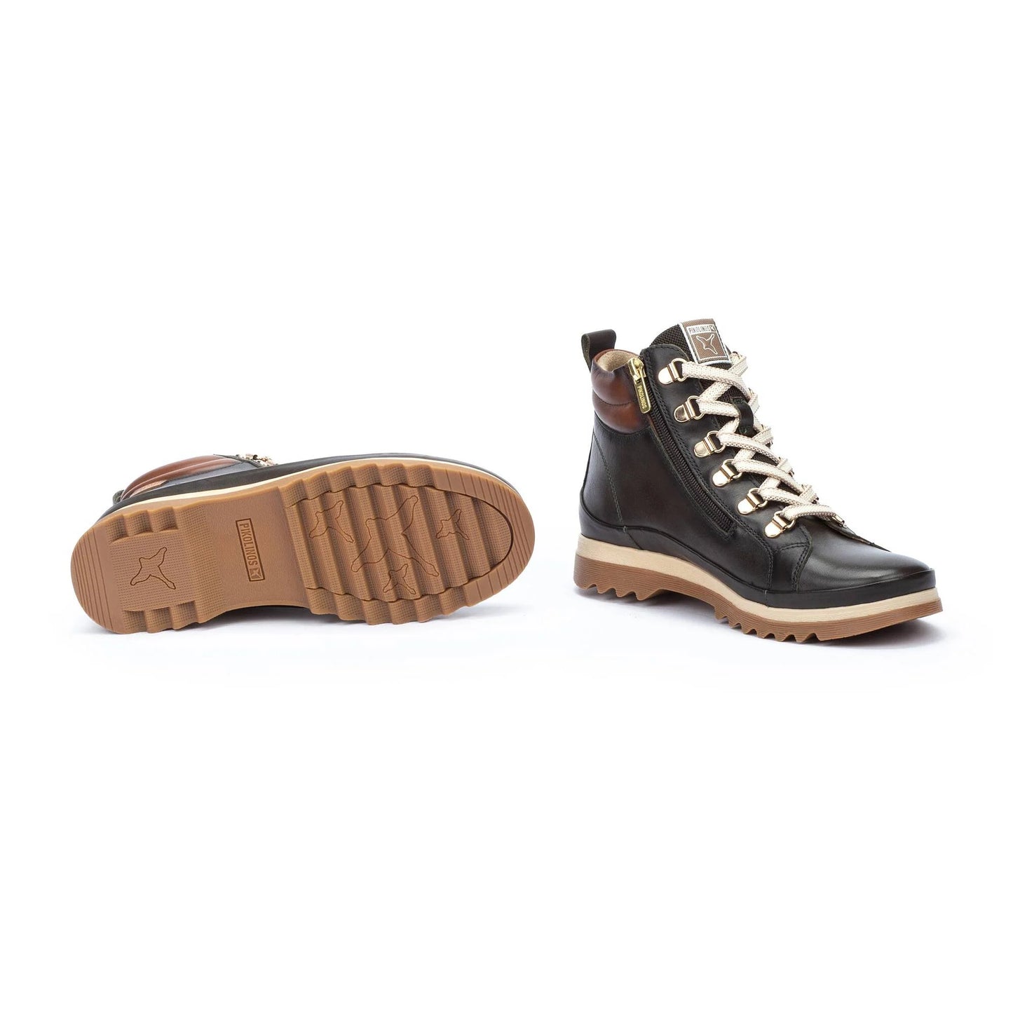 Pikolinos Women's Vigo W3W-8564C2 Leather Ankle Boots Forest