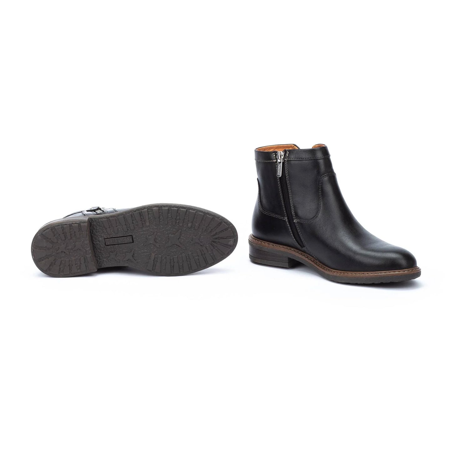 Pikolinos Women's Aldaya W8J-8747 Leather Ankle Boots Black