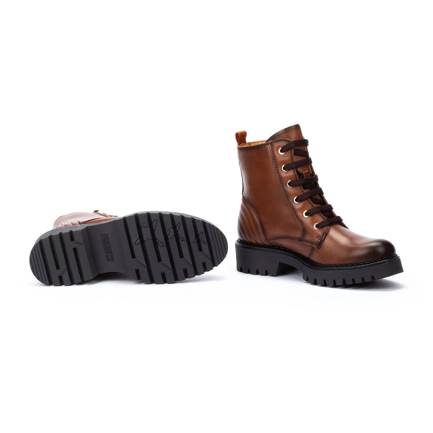 Pikolinos Women's Aviles W6P-8560 Leather Ankle Boots Cuero Brown
