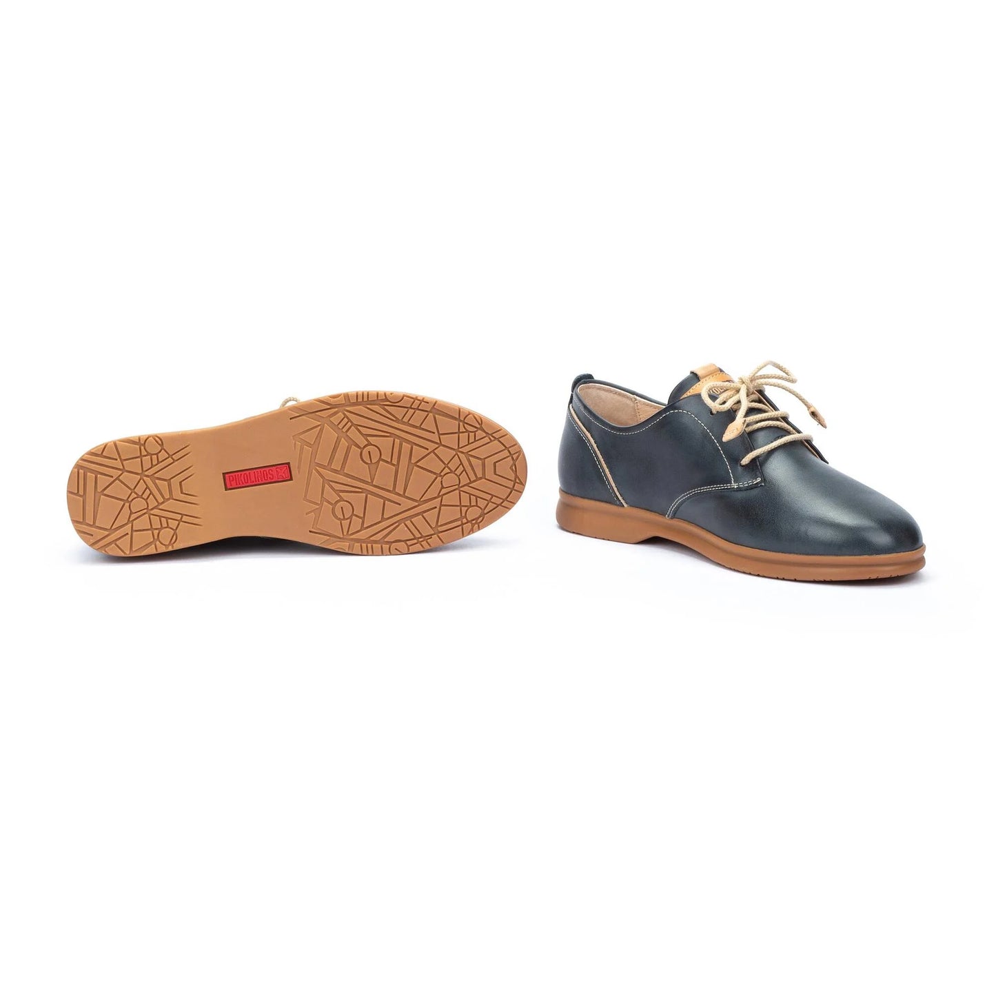 Pikolinos Women's W2Y-4787C1 Gandia Leather Shoes Ocean Blue