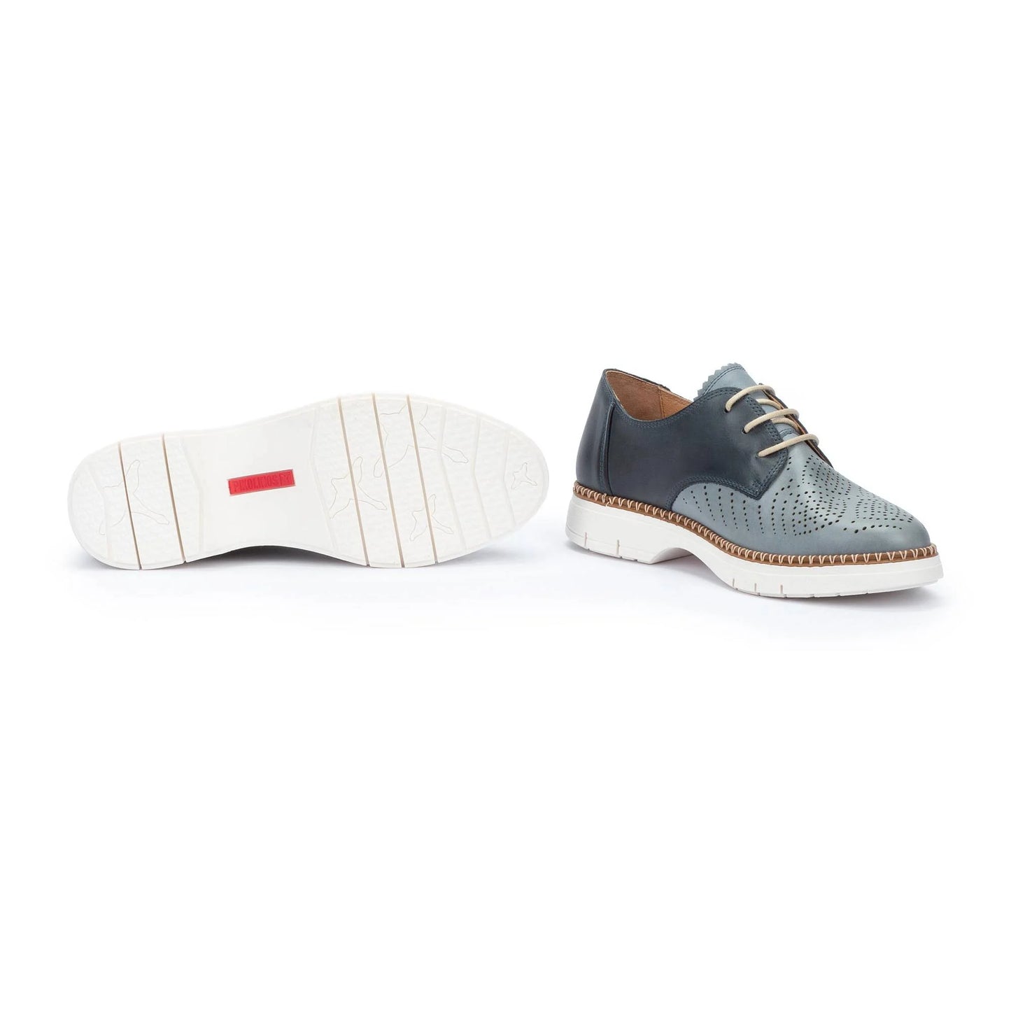 Pikolinos Women's W1A-4816C1 Henares Leather Dress Shoe Denim Blue