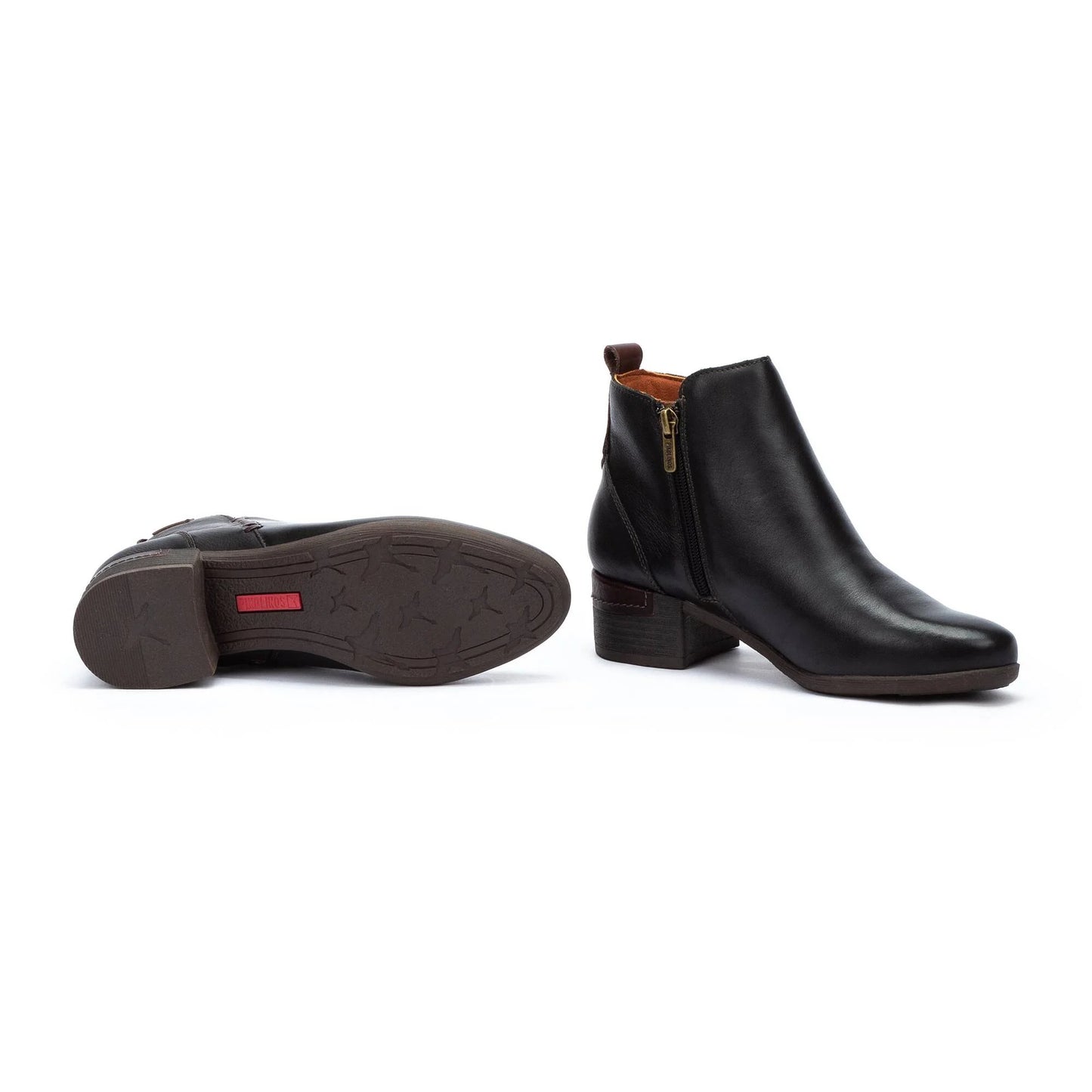 Pikolinos Women's Malaga W6W-8950 Leather Ankle Boots Black