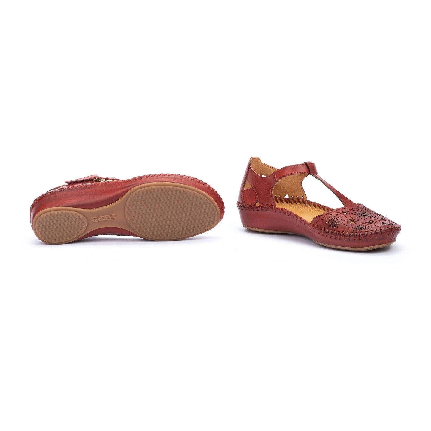 Pikolinos Women's 655-0734 P. Vallarta Leather Sandals Sandia