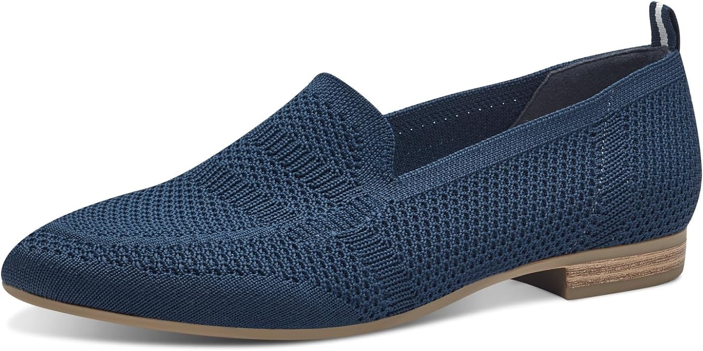 Jana Women's 8-24266-42 Softline Textile Loafer Navy Blue