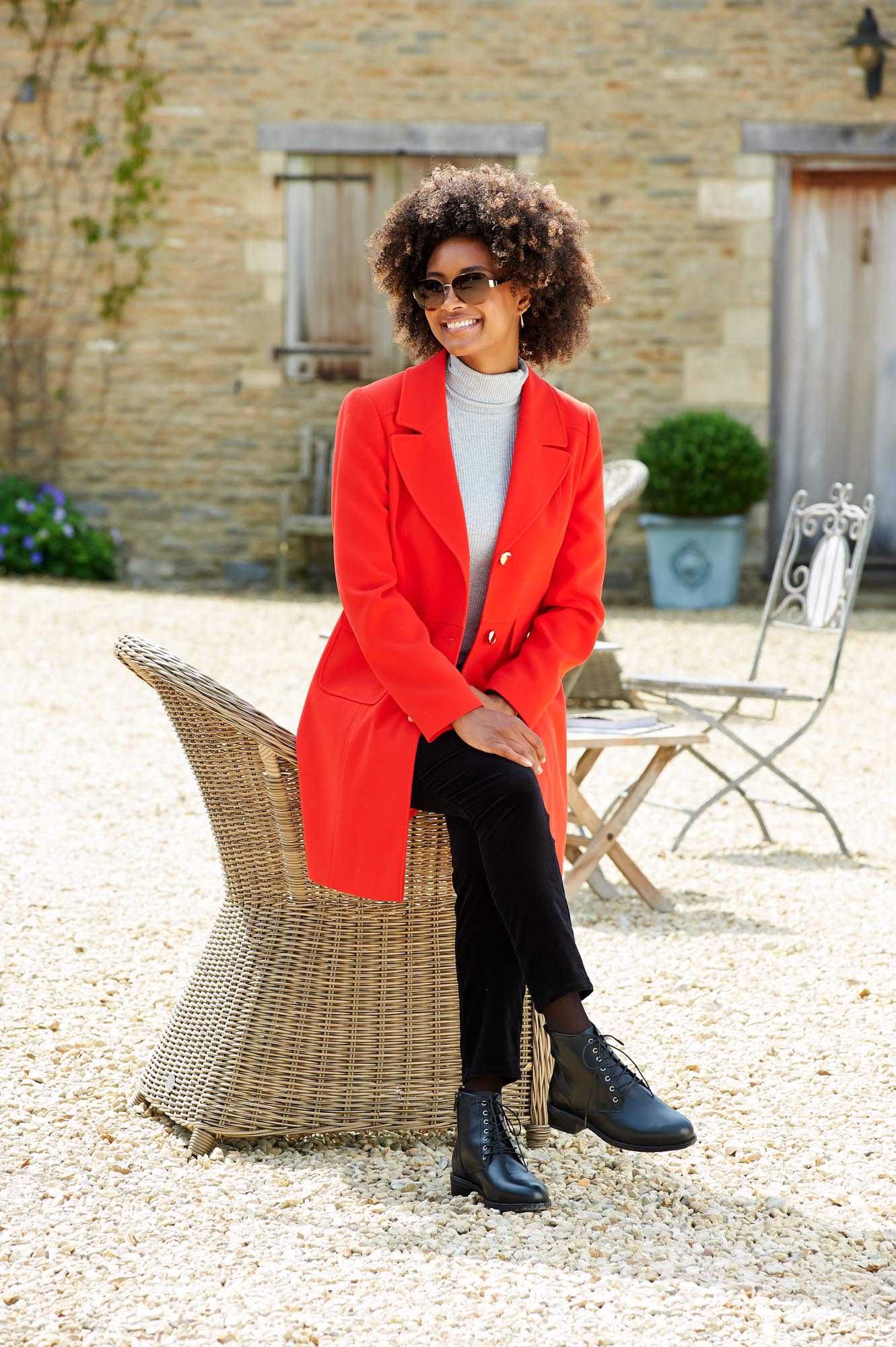 DB Wider Fit Women's Starshine Leather Ankle Boots Black