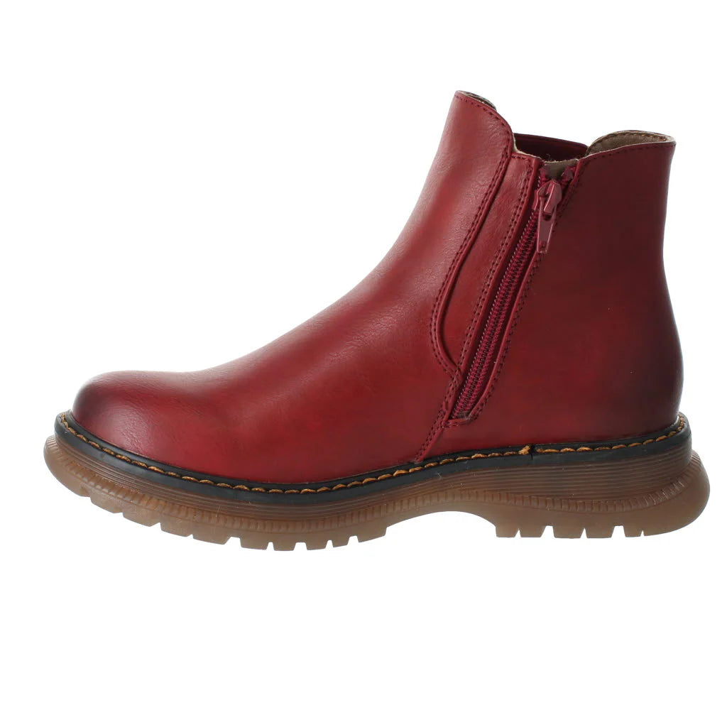 Josef Seibel Women's Westland Peyton 02 Vegan Comfort Boots Red