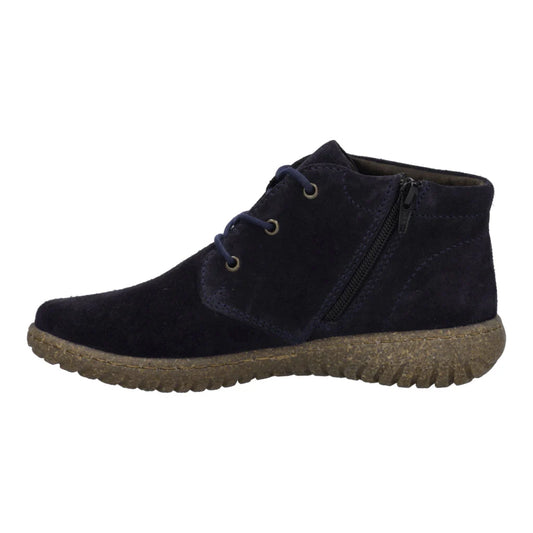Josef Seibel Women's Angelina 07 Casual Leather Ankle Boots Ocean Blue