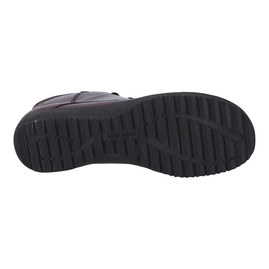 Josef Seibel Women's Naly 09 Leather Ankle Boots Bordo Burgundy