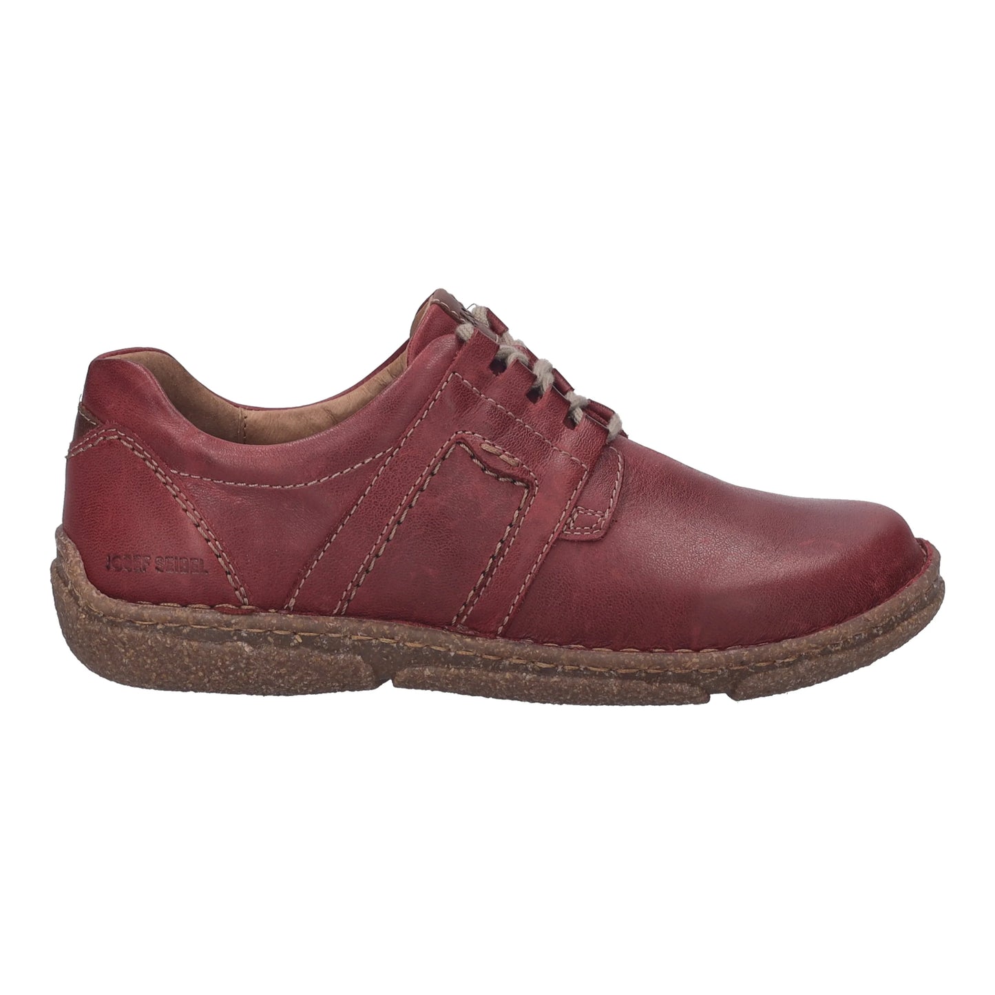 Josef Seibel Women's Neele 44 Leather Comfort Shoe Bordeaux Burgundy