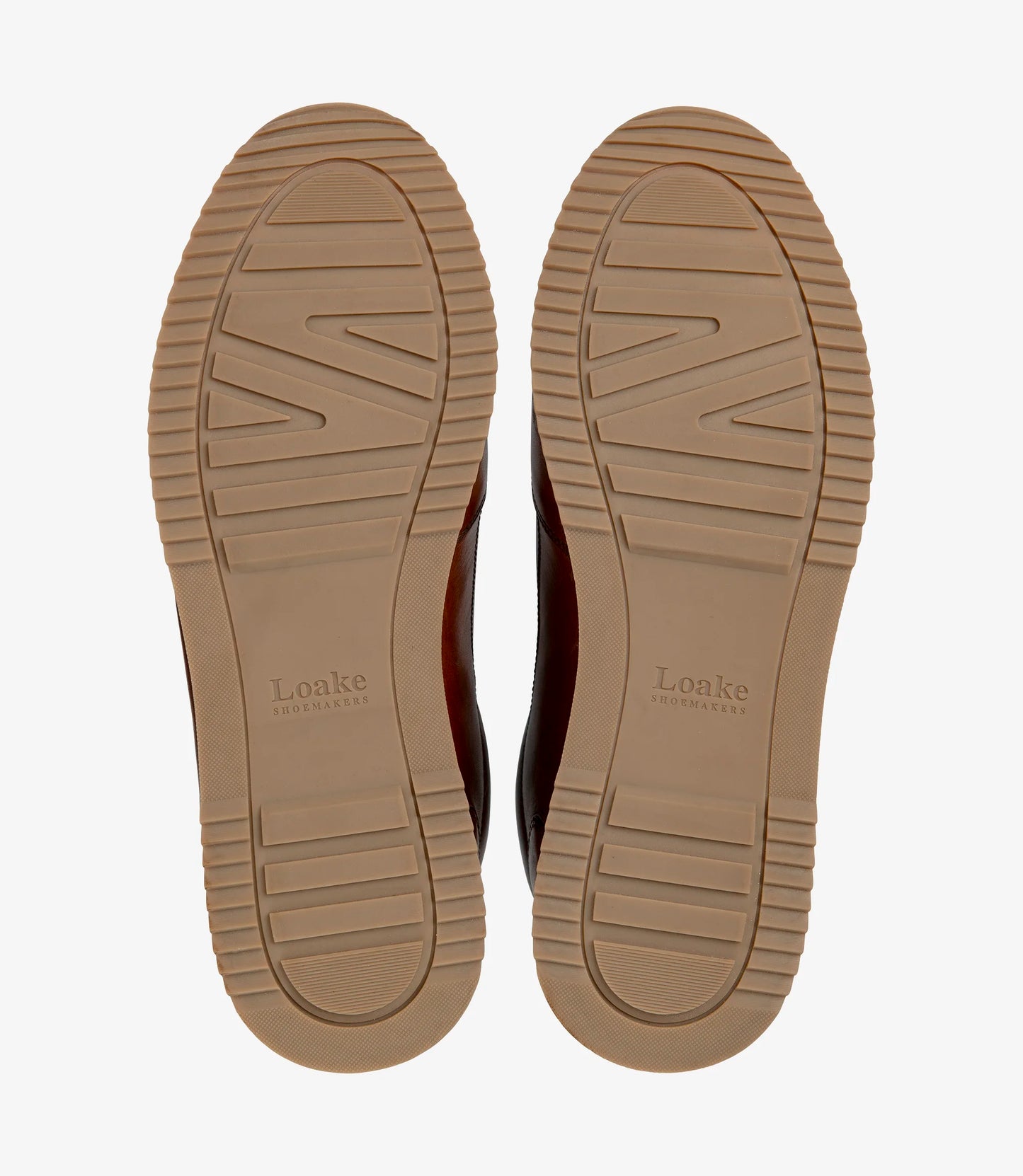 Loake Men's Bannister Calf Leather Premium Trainer Cedar Brown