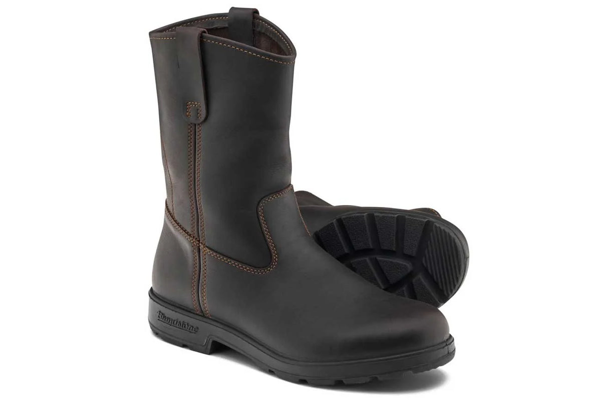 Blundstone Unisex 2528 Leather Rugger Boots Claret Oiled Leather