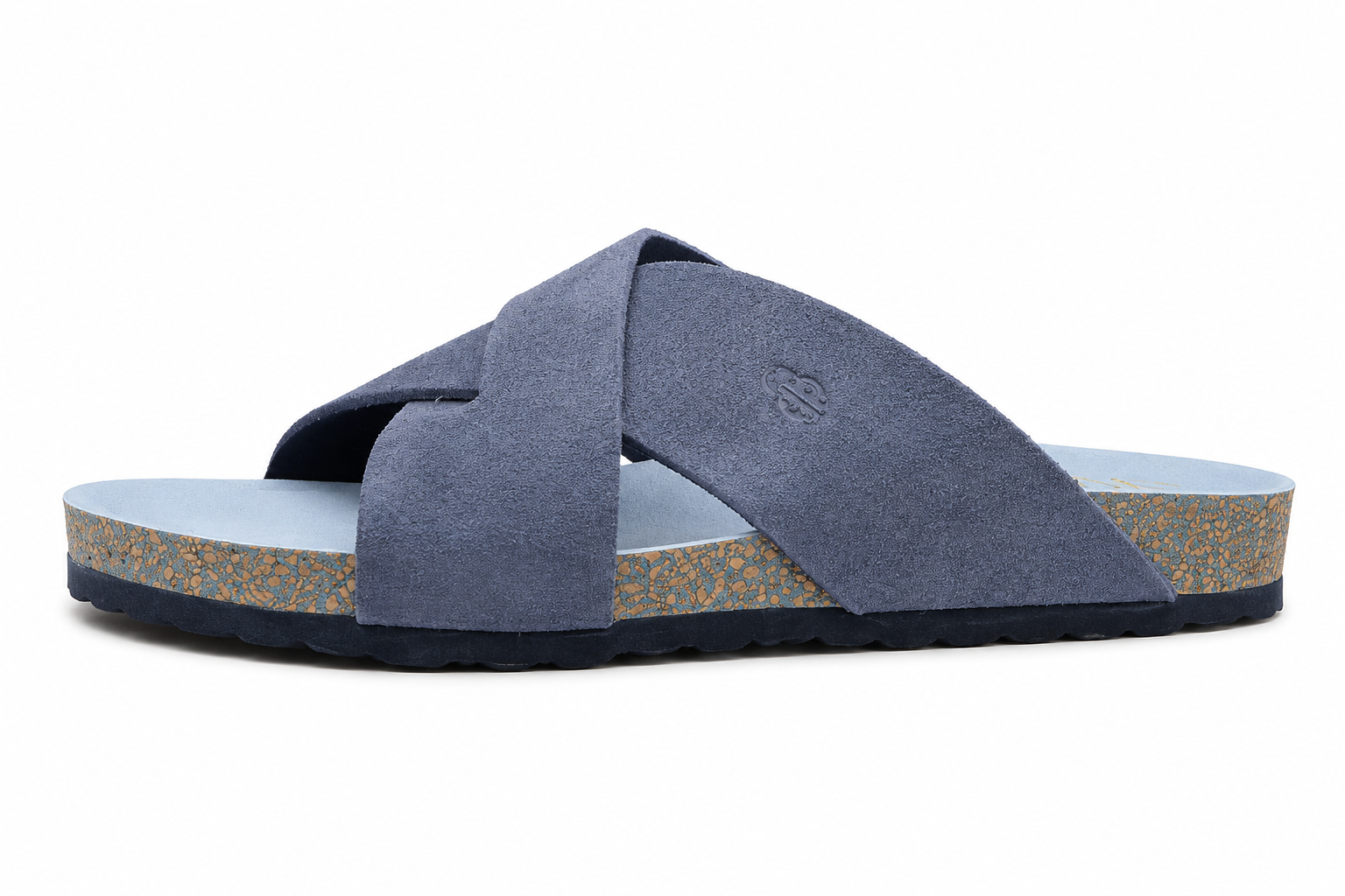 yoko Yokono Only 300 Blue Suede Sandals | The Shoe Gallery – Shoe