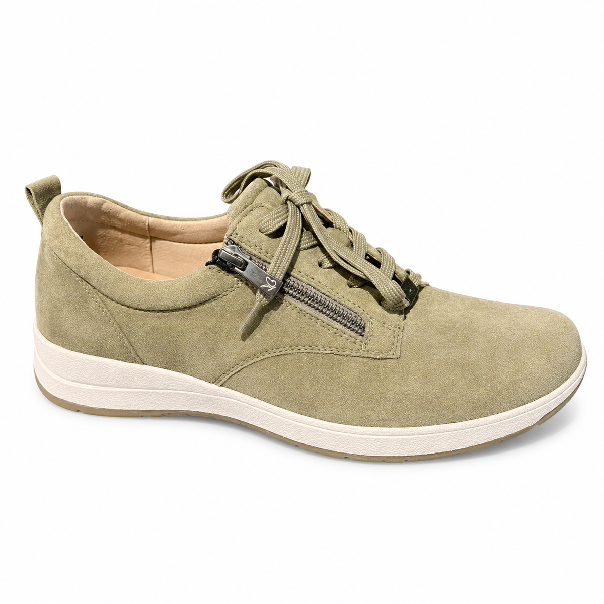 Caprice Women's 23760-28 759 Casual Suede Leather Trainers Cactus Green