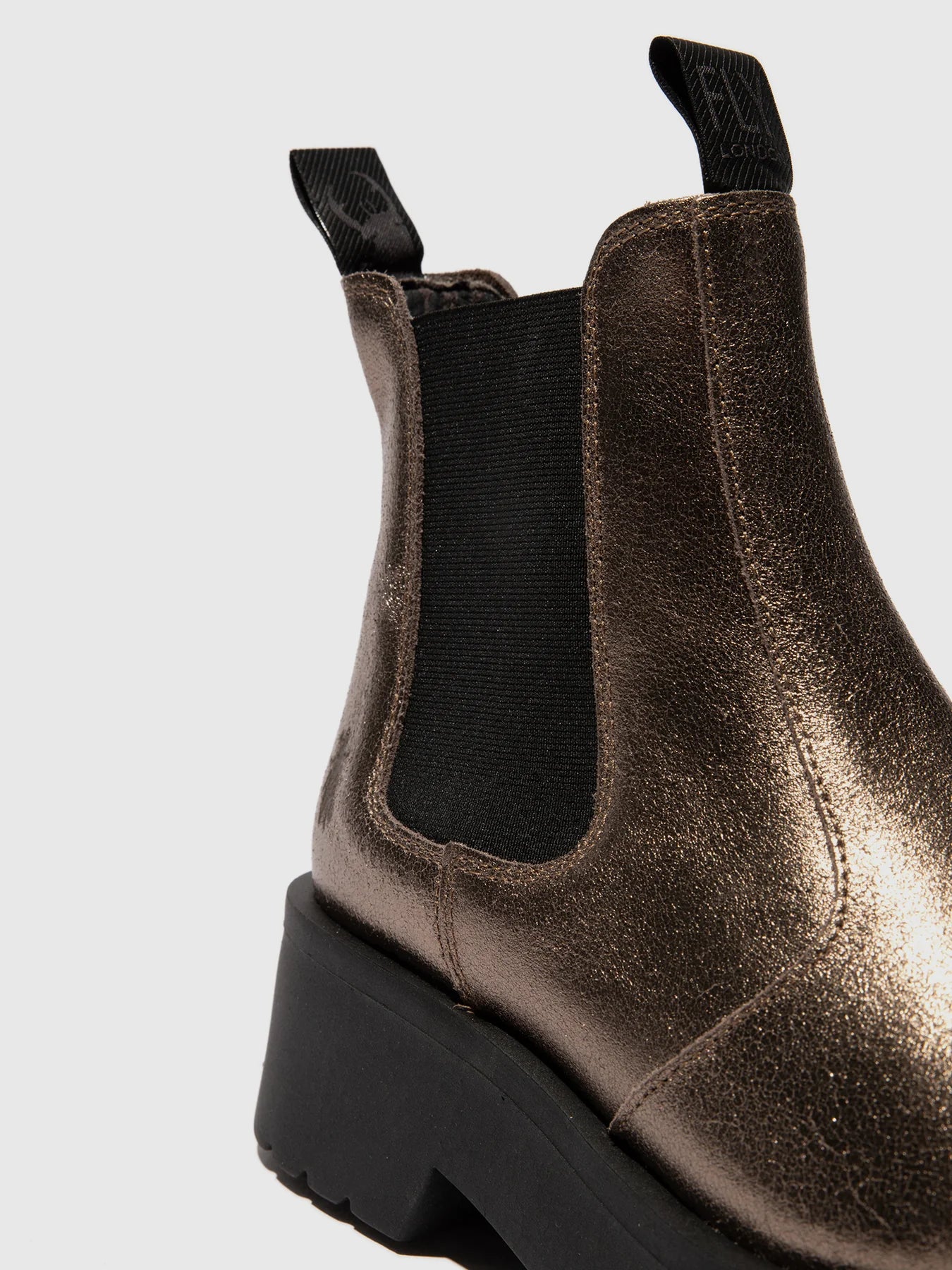 Fly London Women's MEDI789FLY Chelsea Ankle Boots Dark Gold