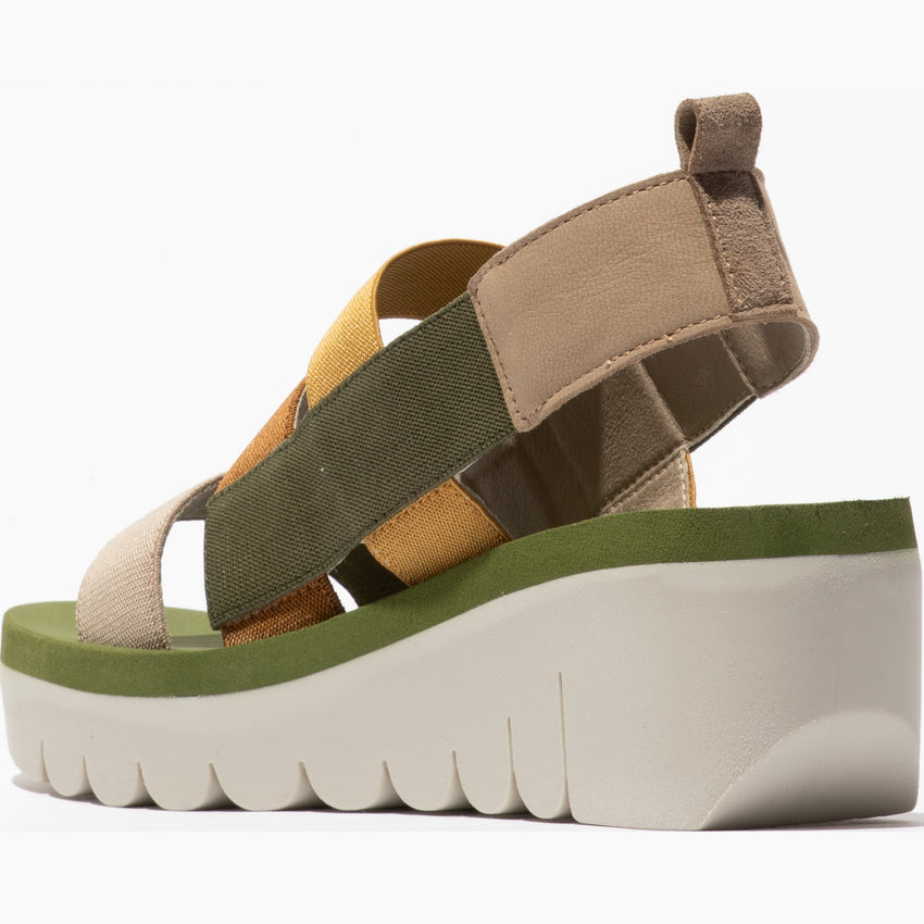 Fly London Women's YERE847FLY Strappy Sandals Cloud Beige