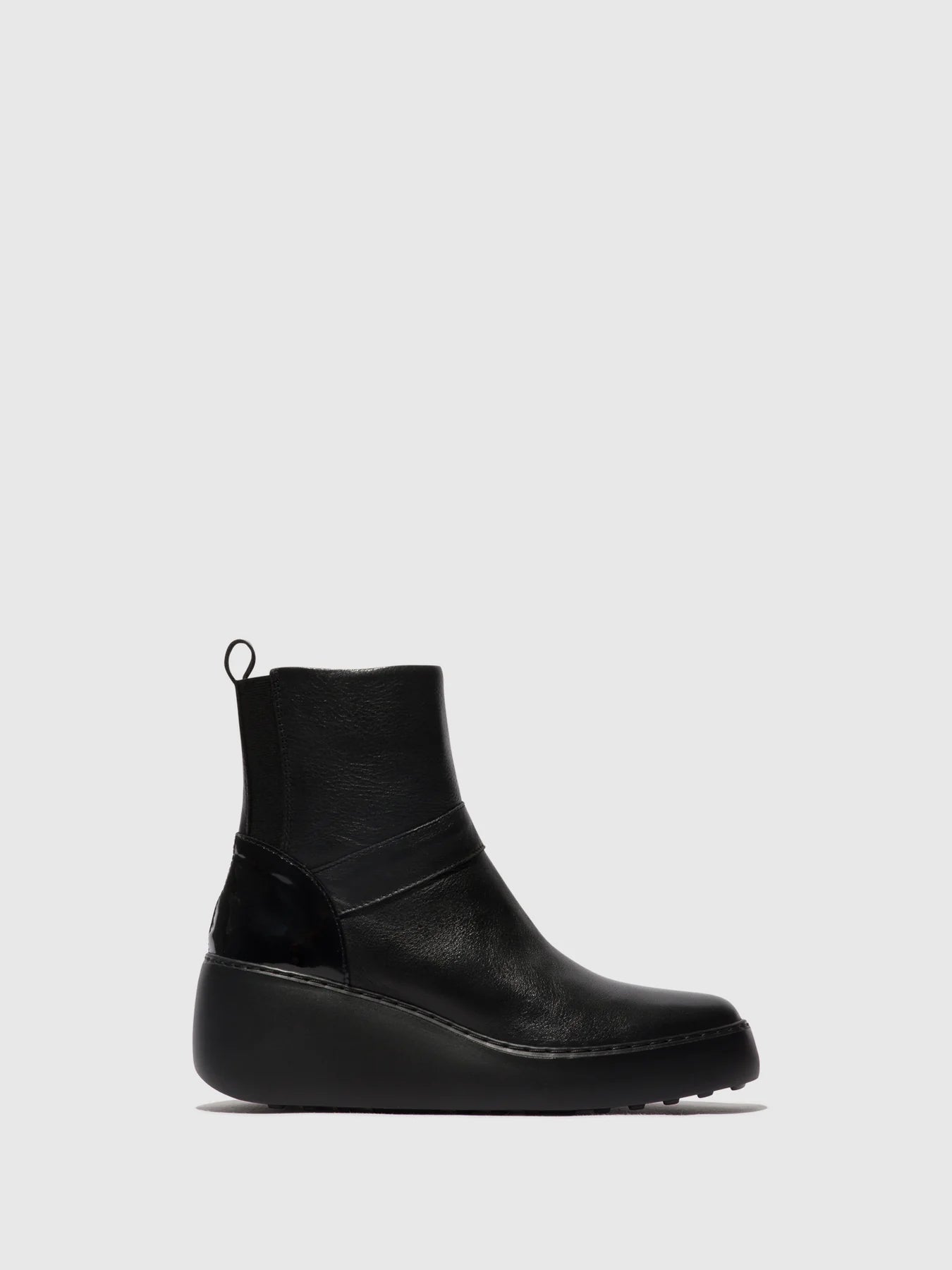 Fly London Women's DOXE604FLY Zip-Up Ankle Boots Black
