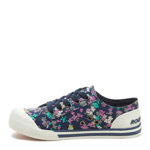 Rocket Dogs Women's 39063 Annie Floral Sneakers Navy Blue