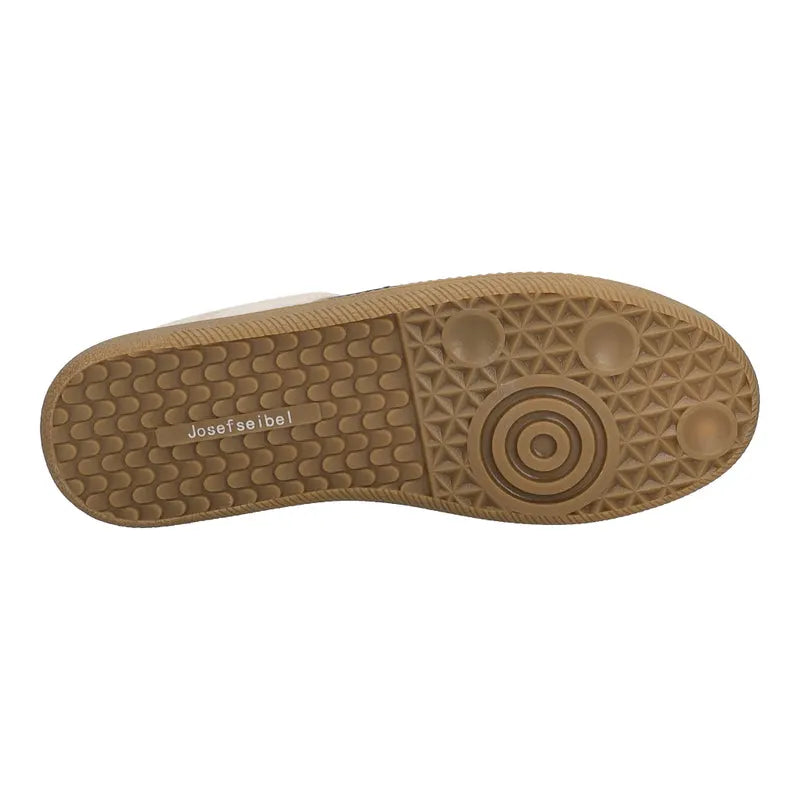 Josef Seibel Women's Joleen 01 Casual Leather Trainers Beige / Black