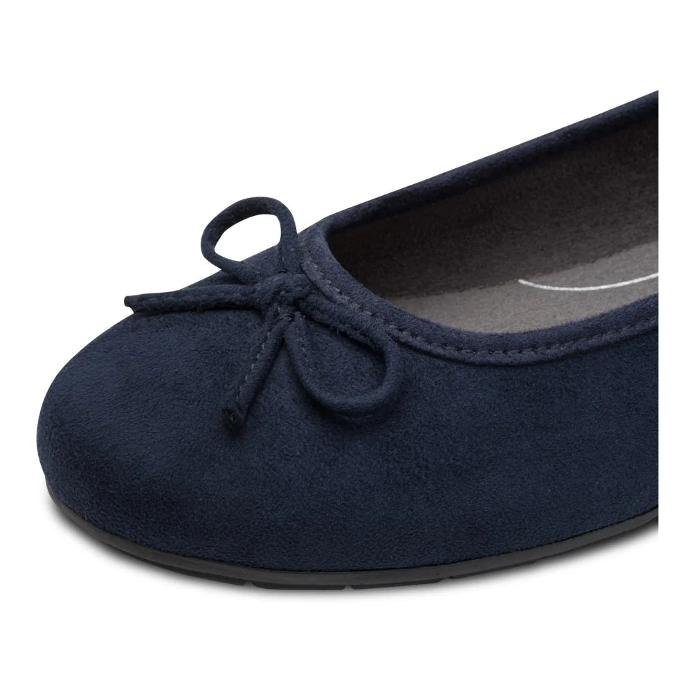 Jana Women's 8-22164-41 Ballet Flat - Navy