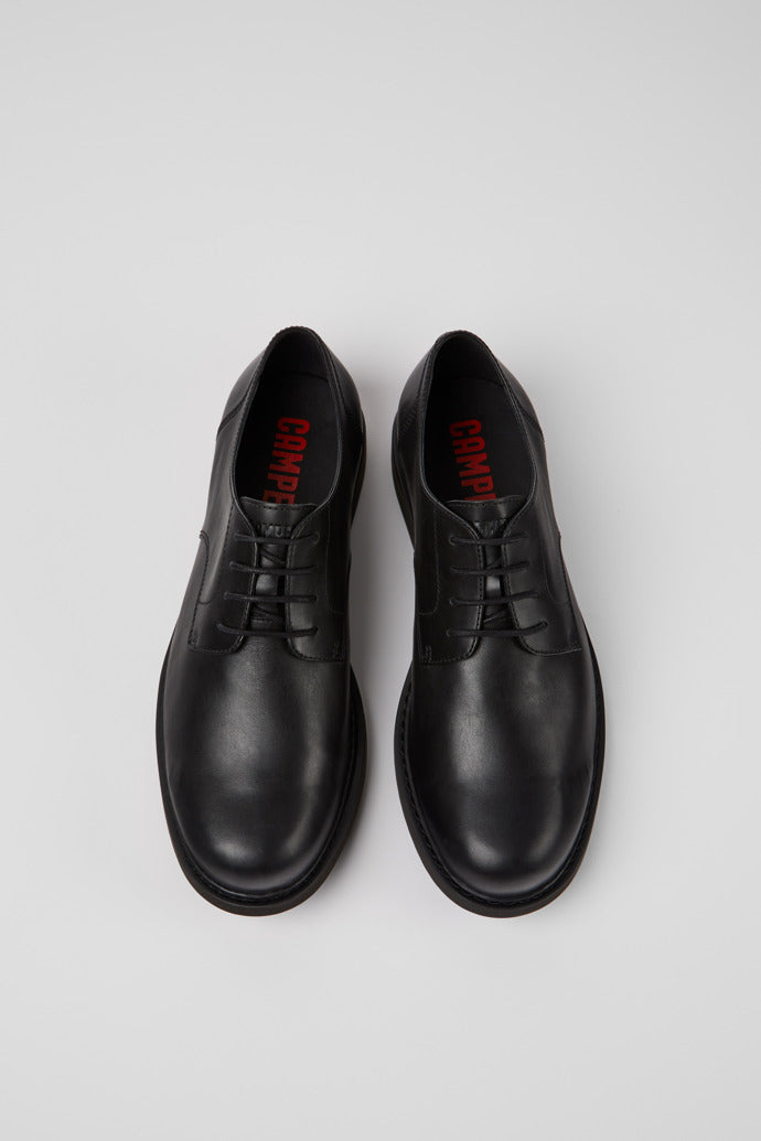 Camper Men's K100152 Leather Formal Shoes Neuman Black