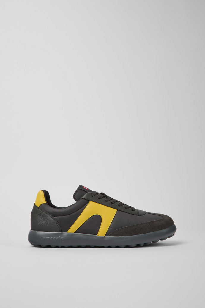 Camper Men's K100545 Pelotas XLite Textile Leather Sneakers Grey