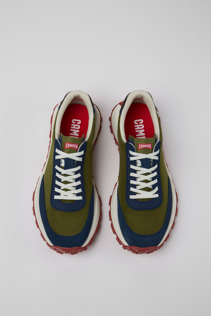 Camper Men's K100864 Drift Trail Textile Nubuck Sneakers Mao Green
