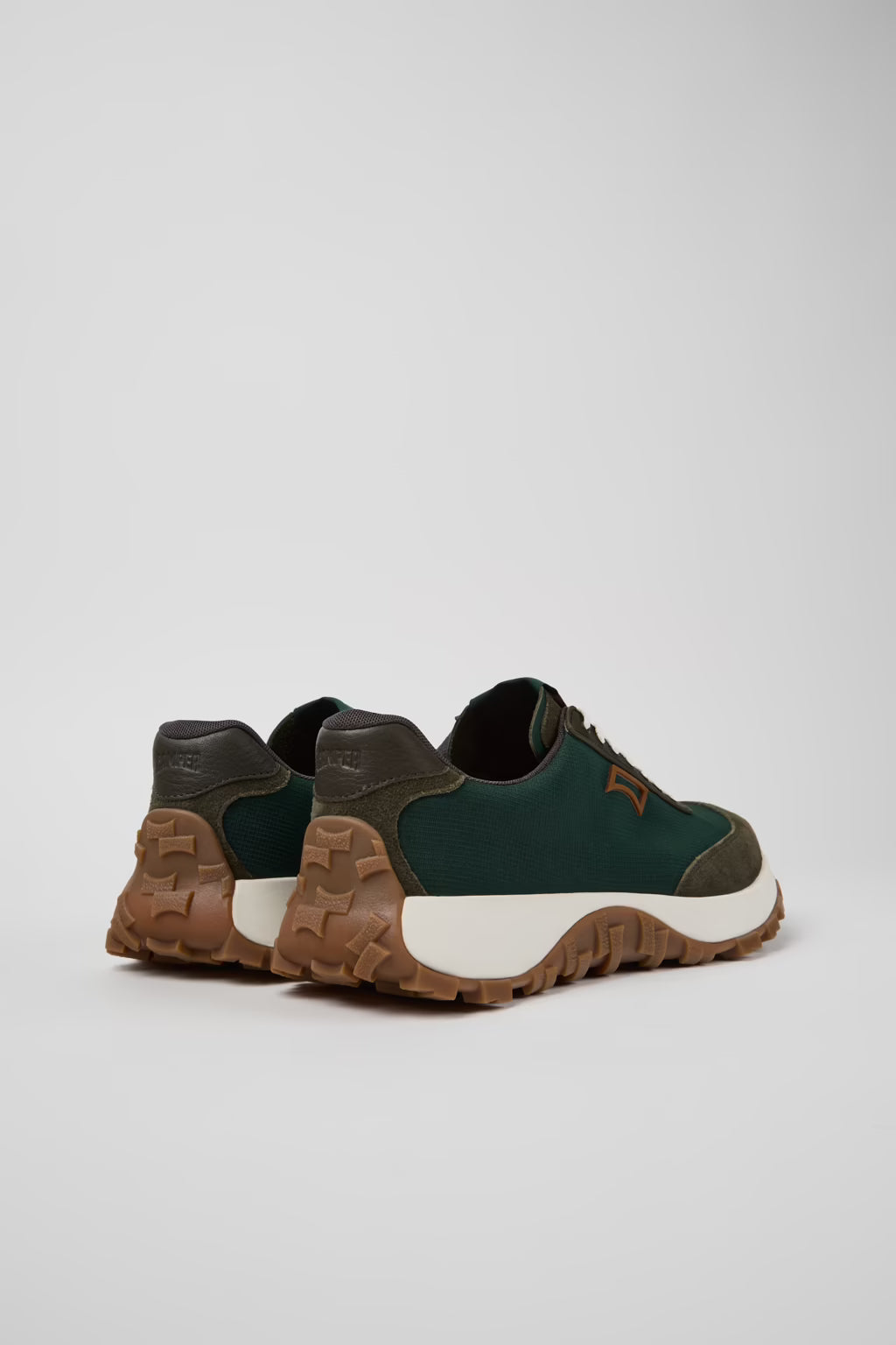 Camper Men's K100864-045 Drift Trail Textile Nubuck Sneakers Green
