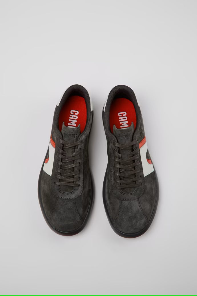 Camper Men's K100937 Pelotas Soller Nubuck Leather Sneakers Multicolour
