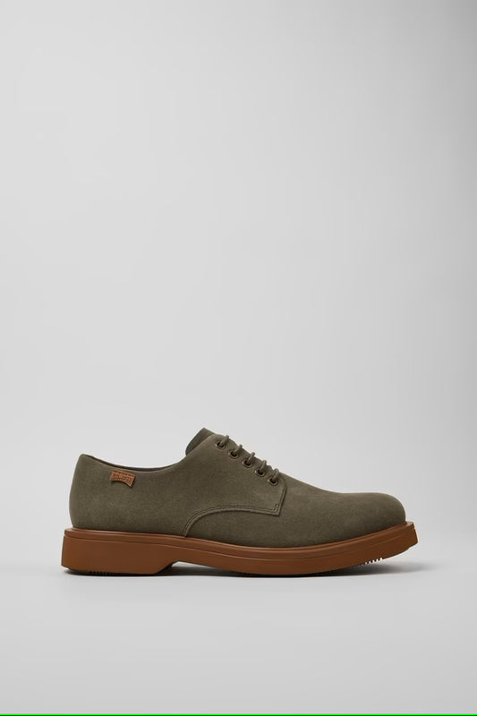 Camper Men's K100998 Norman Pello Nubuck Leather Shoes Green