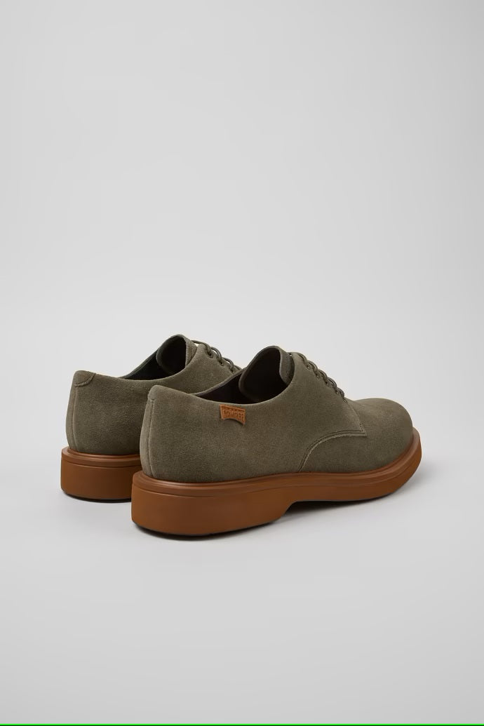 Camper Men's K100998 Norman Pello Nubuck Leather Shoes Green