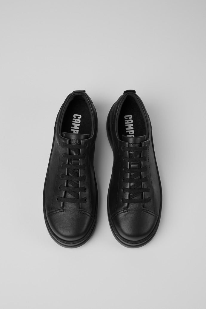 Camper Women's K200508 Runner Up Leather Sneakers Black