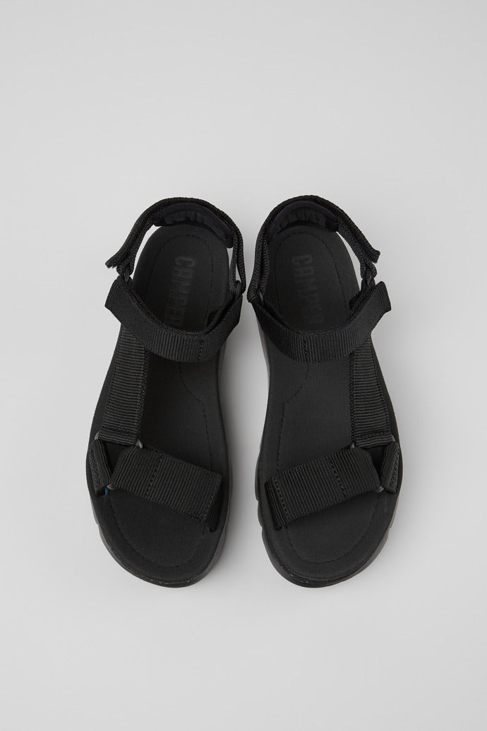 Camper Women's K200851 Oruga Strap Sandals Black