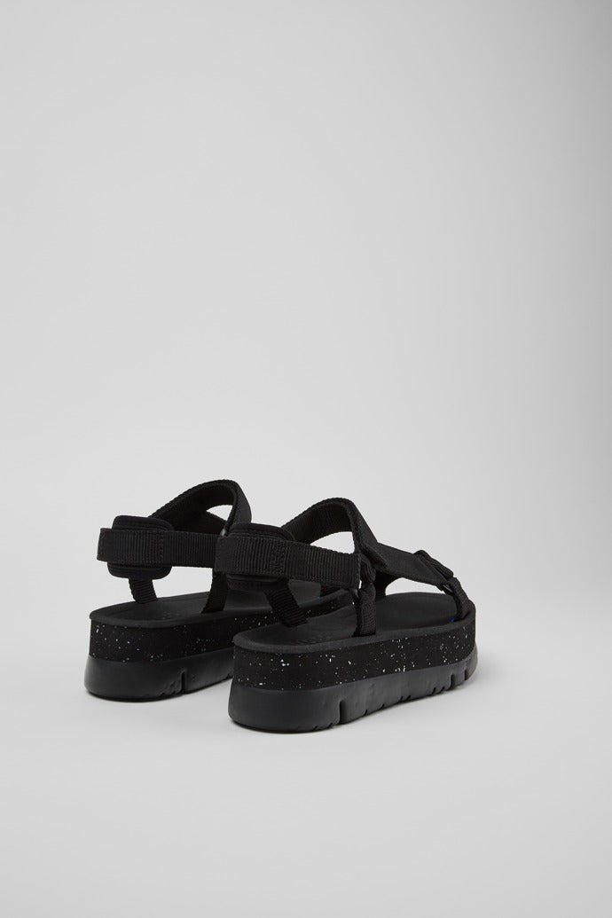 Camper Women's K200851 Oruga Strap Sandals Black