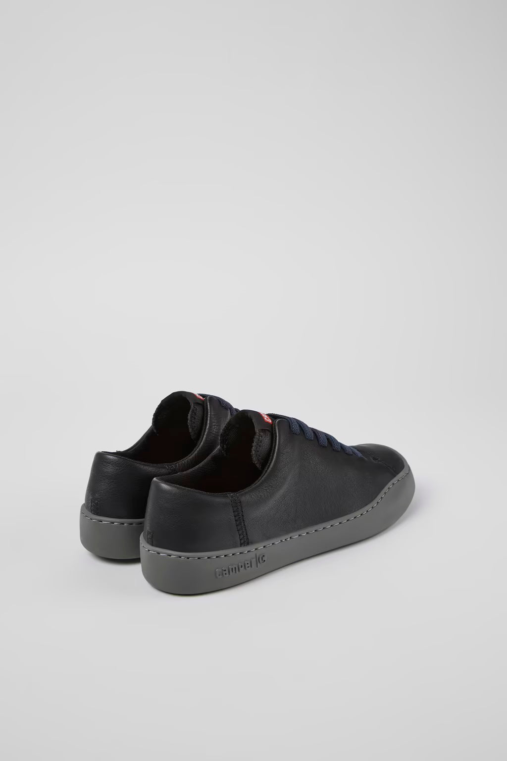 Camper Women's K200877 Peu Touring Leather Sneakers Black