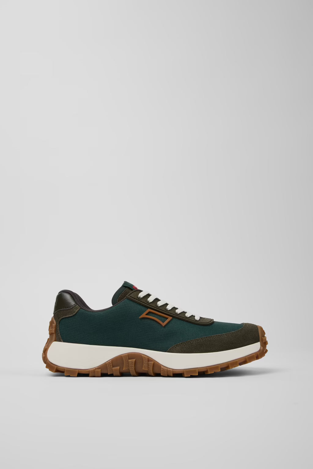 Camper Women's K201462 Drift Trail Textile Leather Sneakers Green